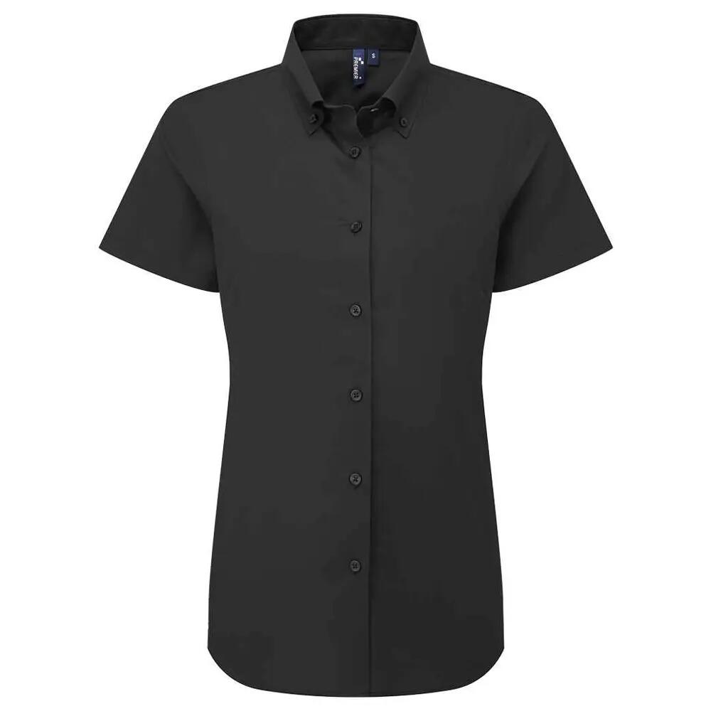 Premier Womens/Ladies Supreme Oxford Short-Sleeved Formal Shirt
