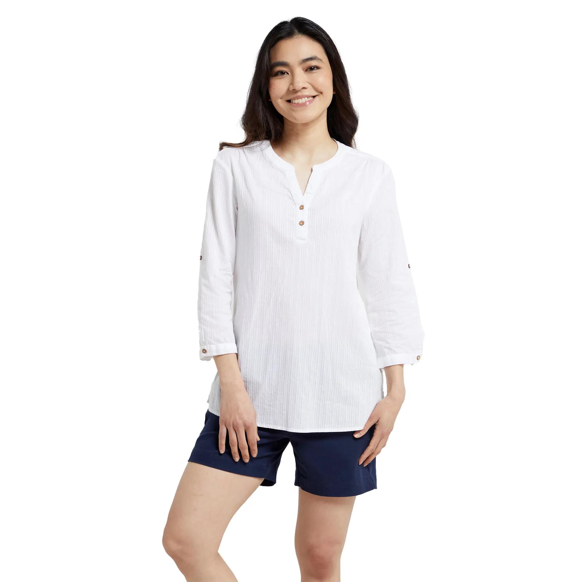 Mountain Warehouse Womens/Ladies Petra Relaxed Fit 3/4 Sleeve Shirt