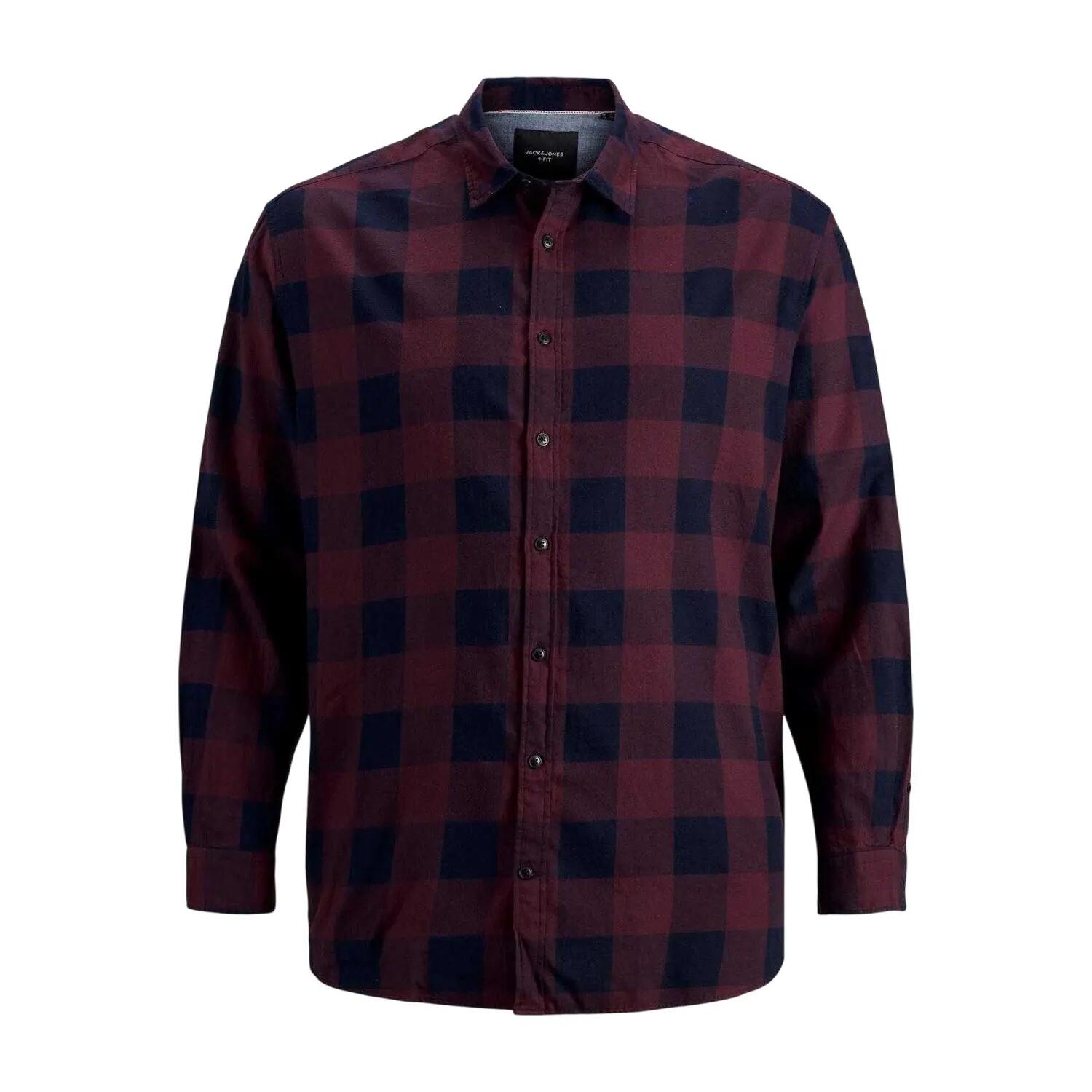 Jack And Jones Mens Gingham Twill Shirt