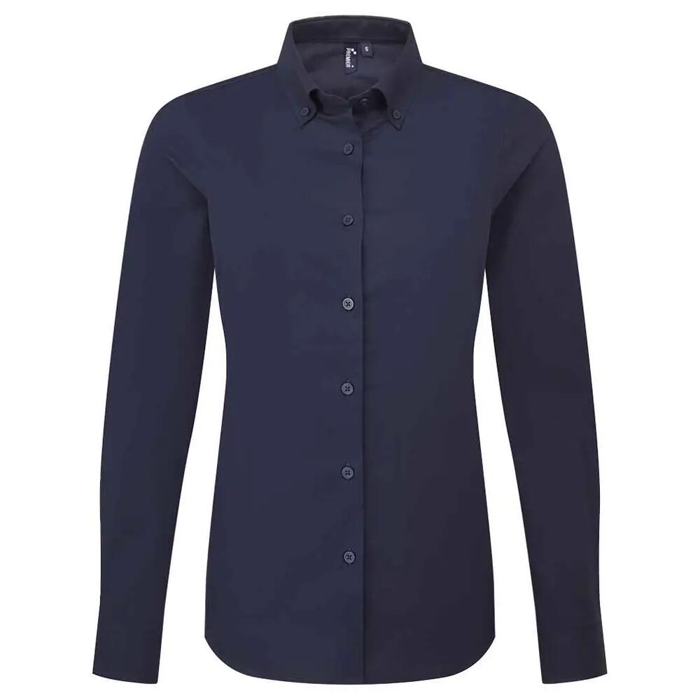 Premier Womens/Ladies Supreme Oxford Long-Sleeved Formal Shirt