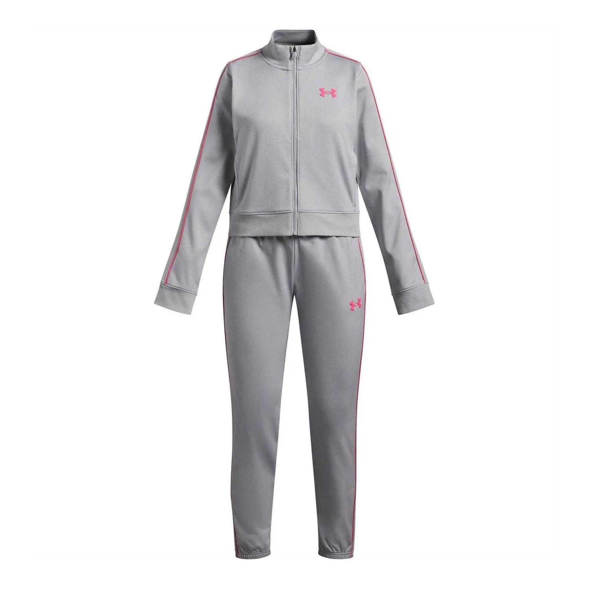Under Armour Girls Icon Cropped Tracksuit Set