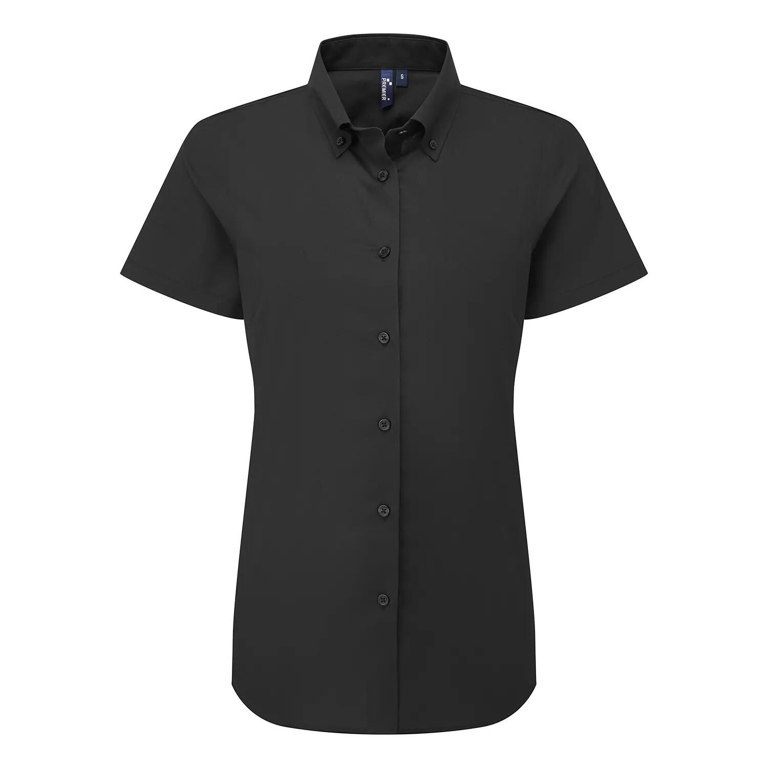 Premier Womens/Ladies Supreme Oxford Short-Sleeved Formal Shirt