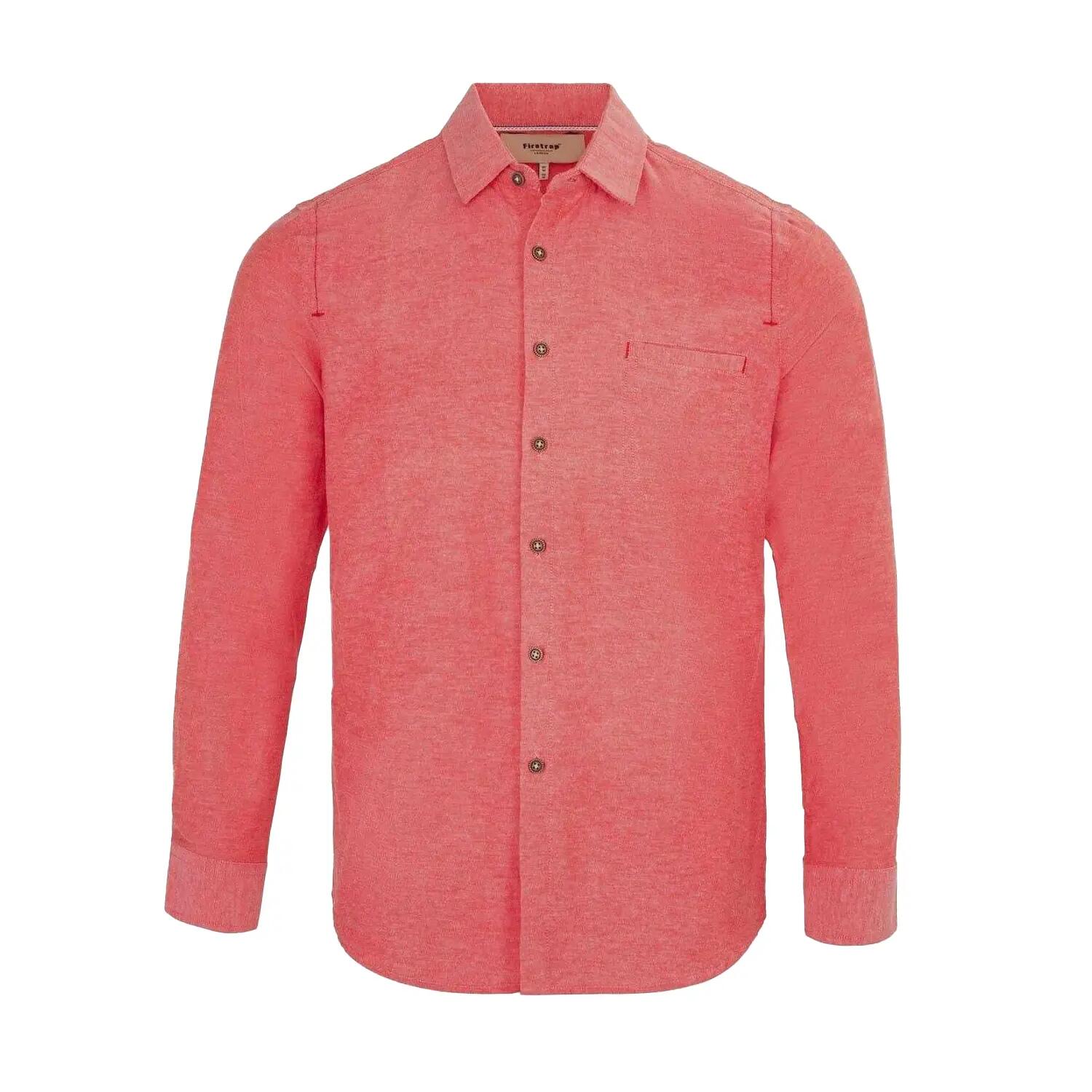 Firetrap Mens Plain Cotton Blend Shirt