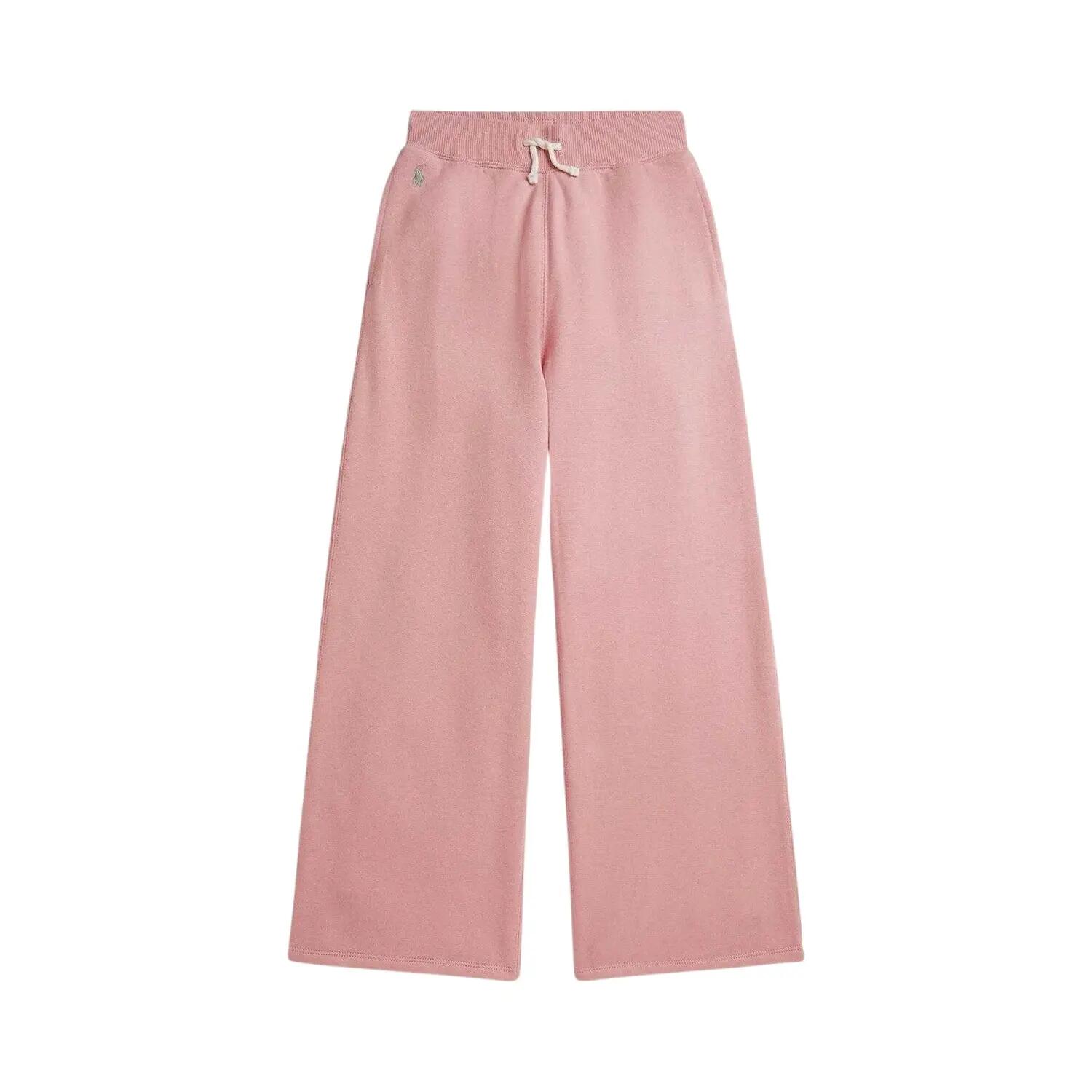 Ralph Lauren Girls Polo Fleece Wide Leg Jogging Bottoms