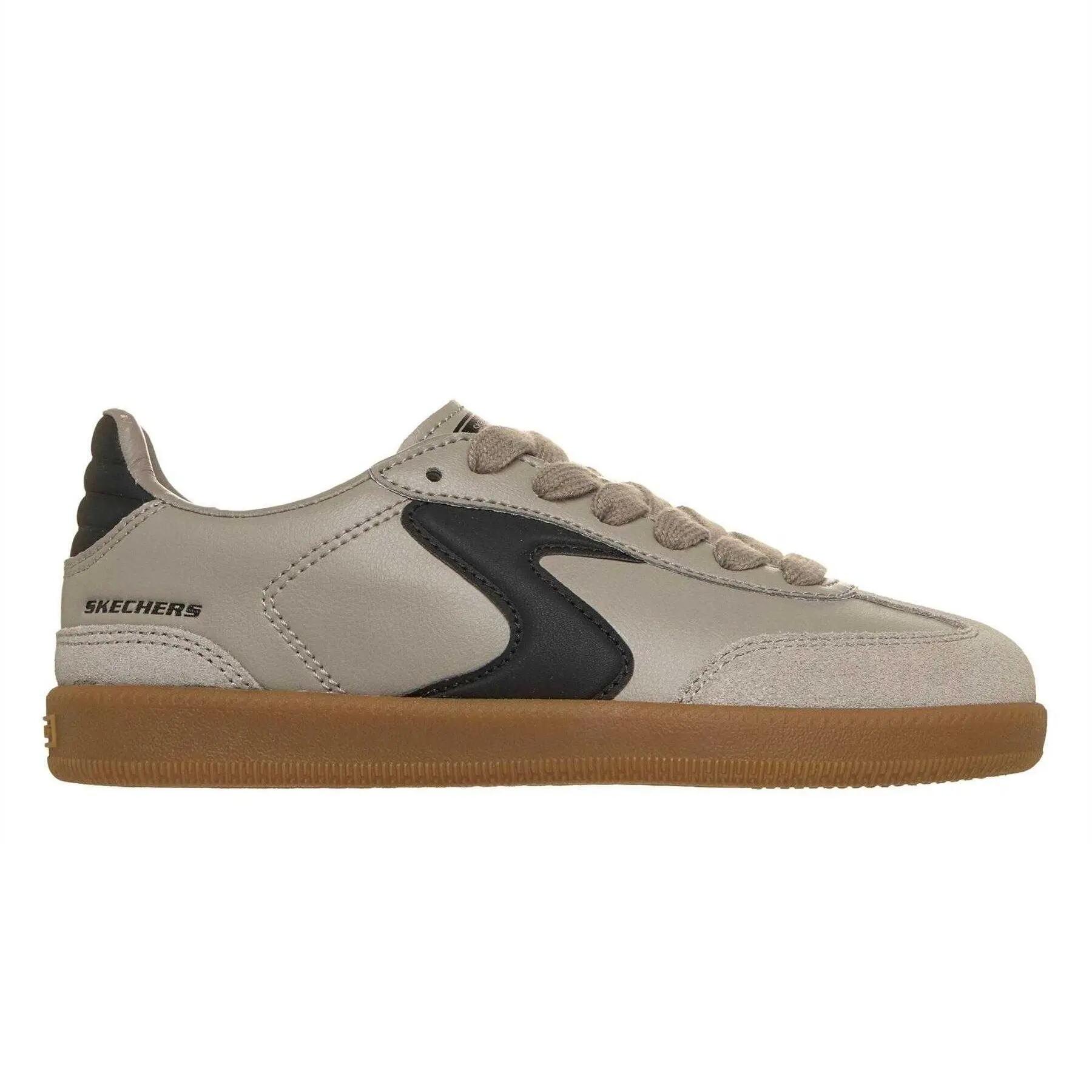 Skechers Boys Hotshot Varsity Leather Trainers