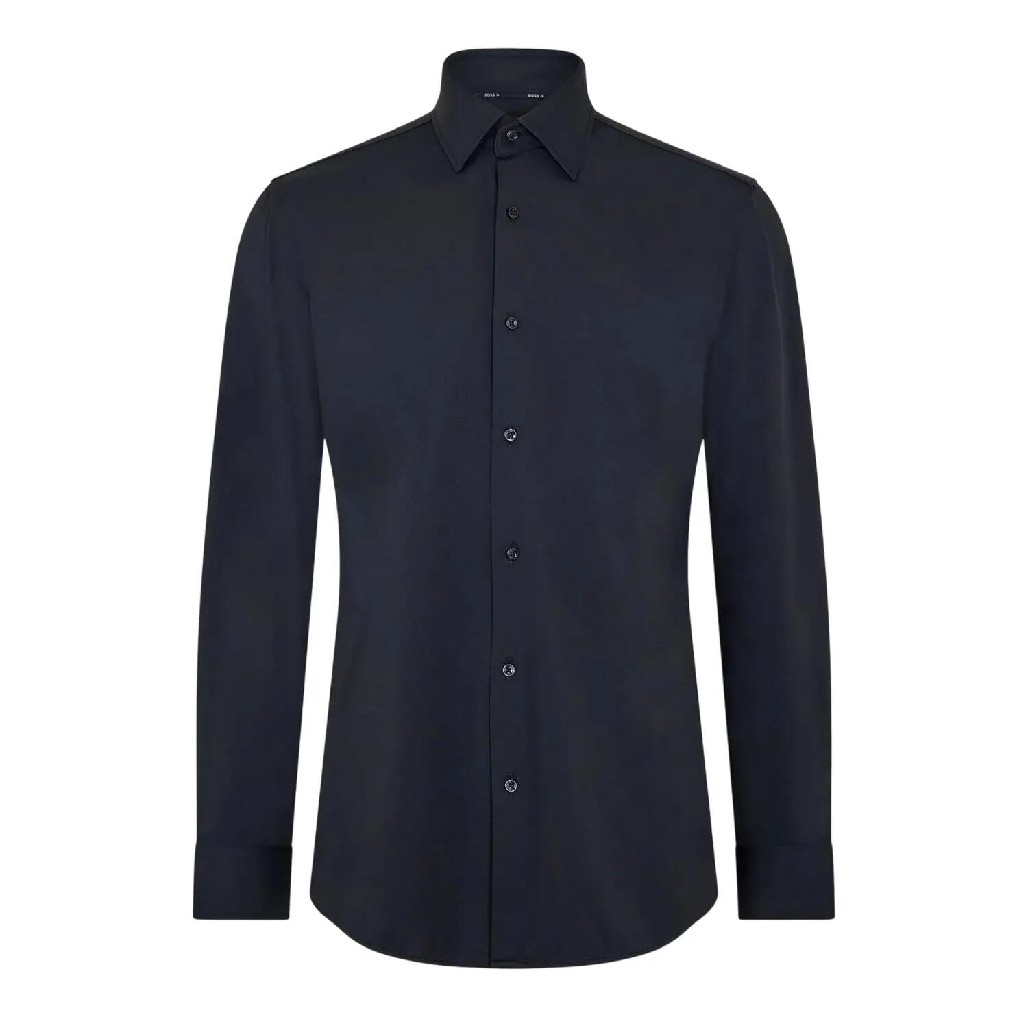 Boss Mens P-Hank Oxford Kent Collar Long-Sleeved Shirt