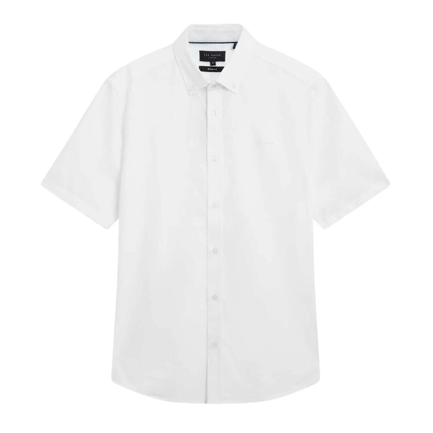 Ted Baker Mens Oxford Regular Short-Sleeved Shirt