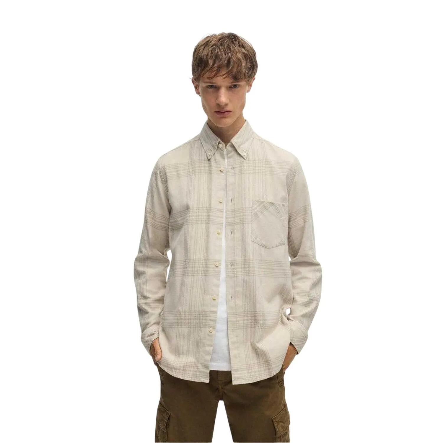 Boss Mens Rickert_M Regular Button-Down Shirt