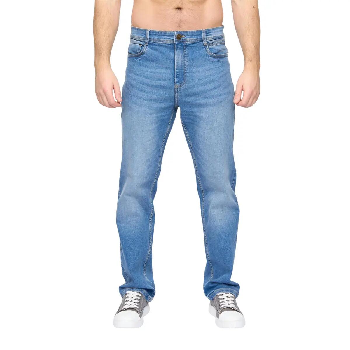 Duck and Cover Mens Rushawn Relaxed Fit Jeans