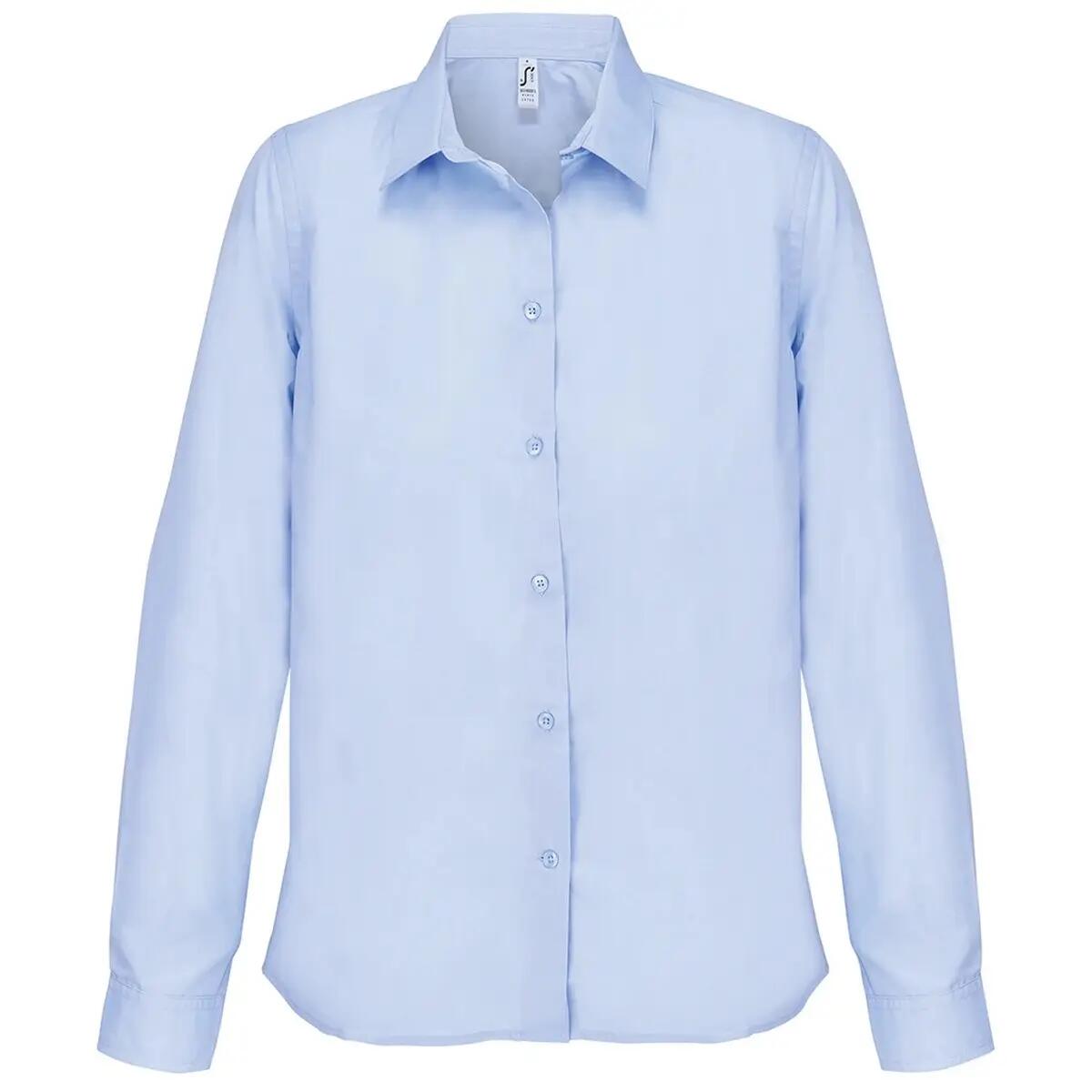 SOLS Womens/Ladies Bailey Poplin Long-Sleeved Shirt
