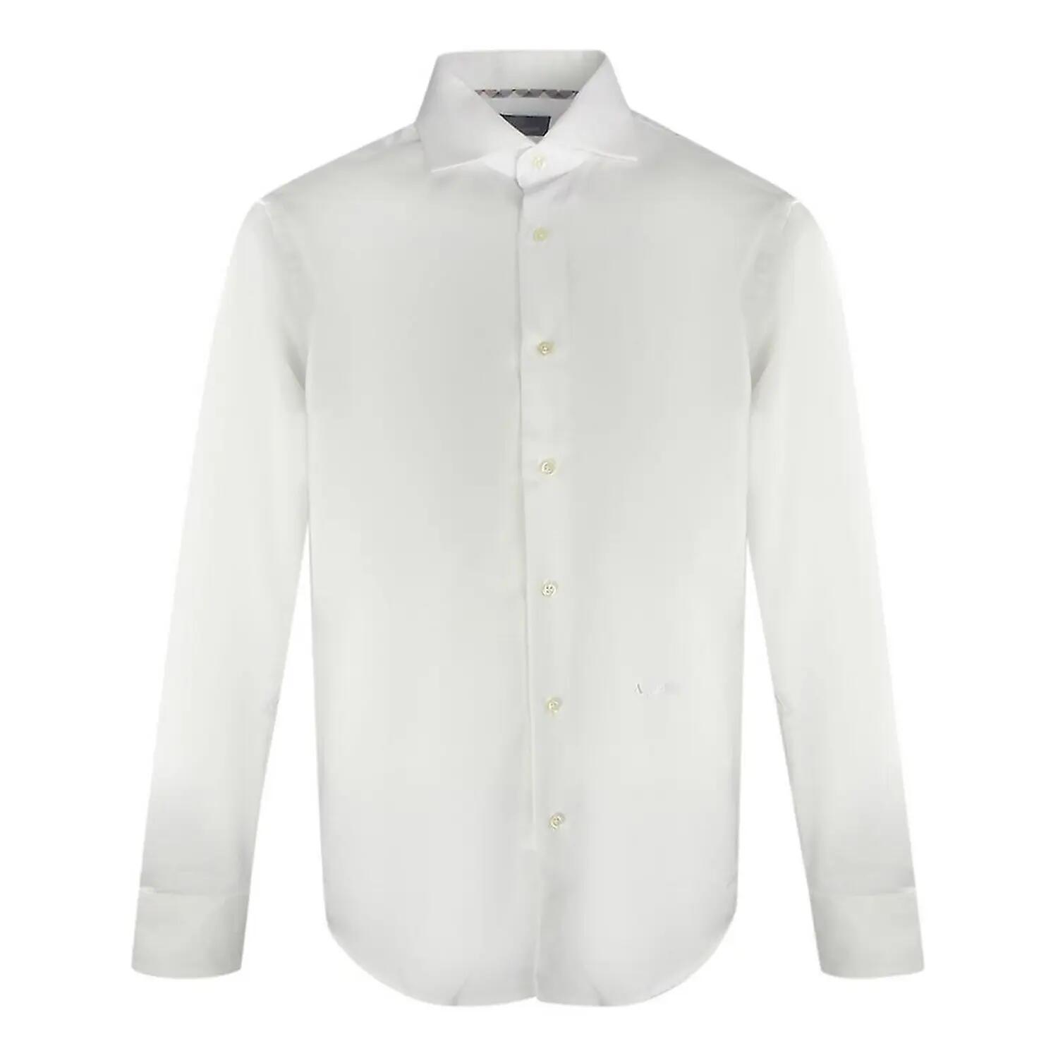 Aquascutum Mens Plain Long-Sleeved Shirt