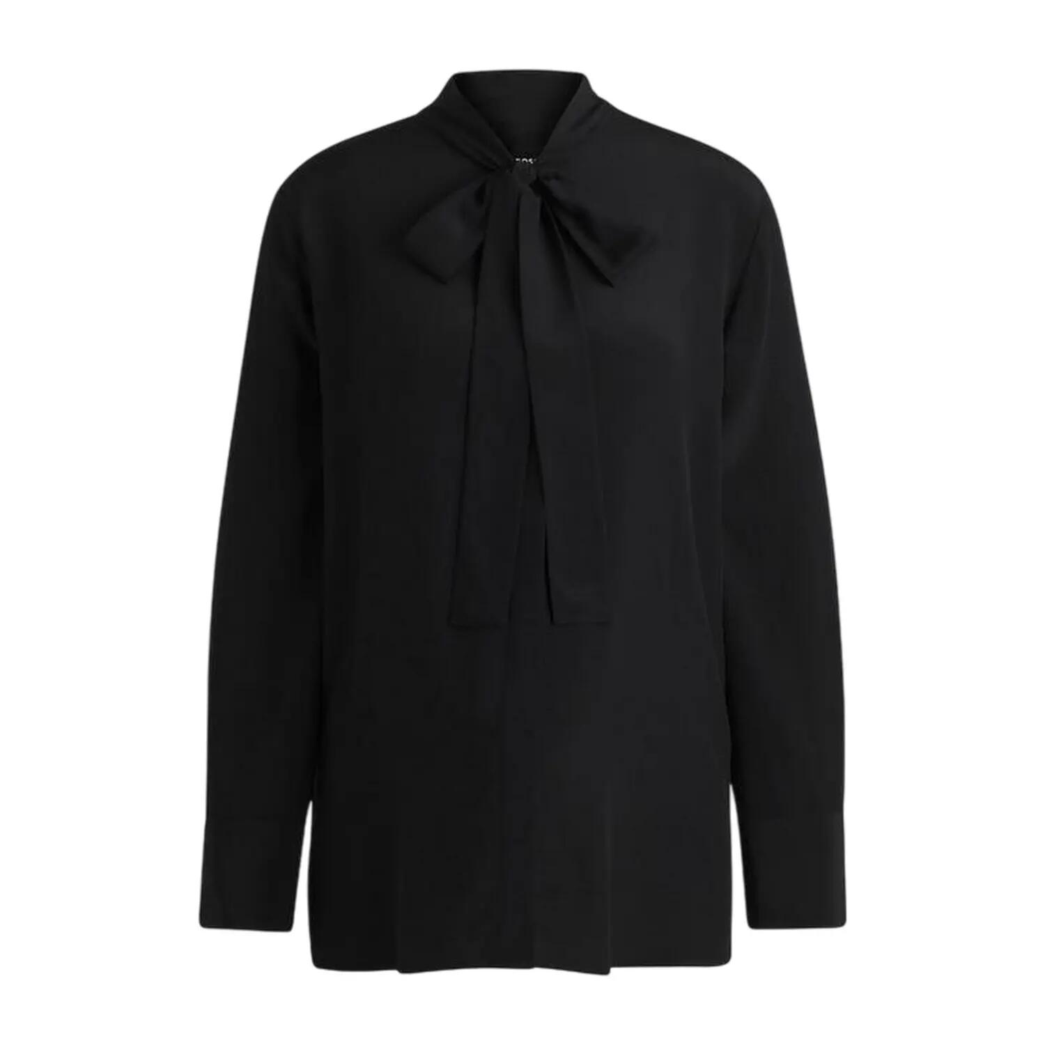 Boss Womens/Ladies Tie Neck Long-Sleeved Blouse
