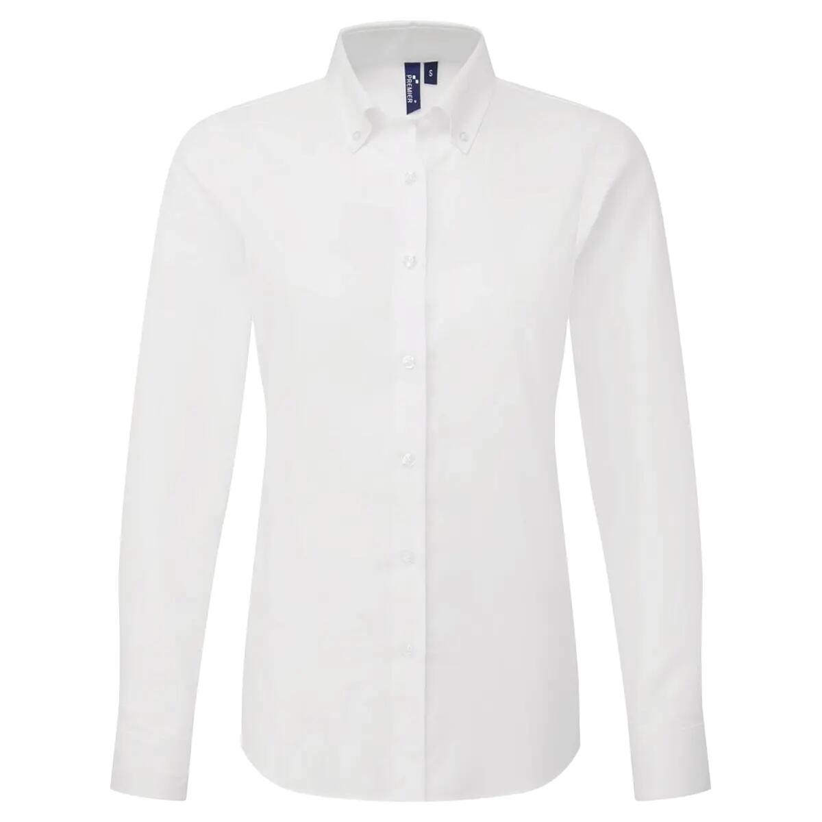 Premier Womens/Ladies Supreme Oxford Long-Sleeved Shirt