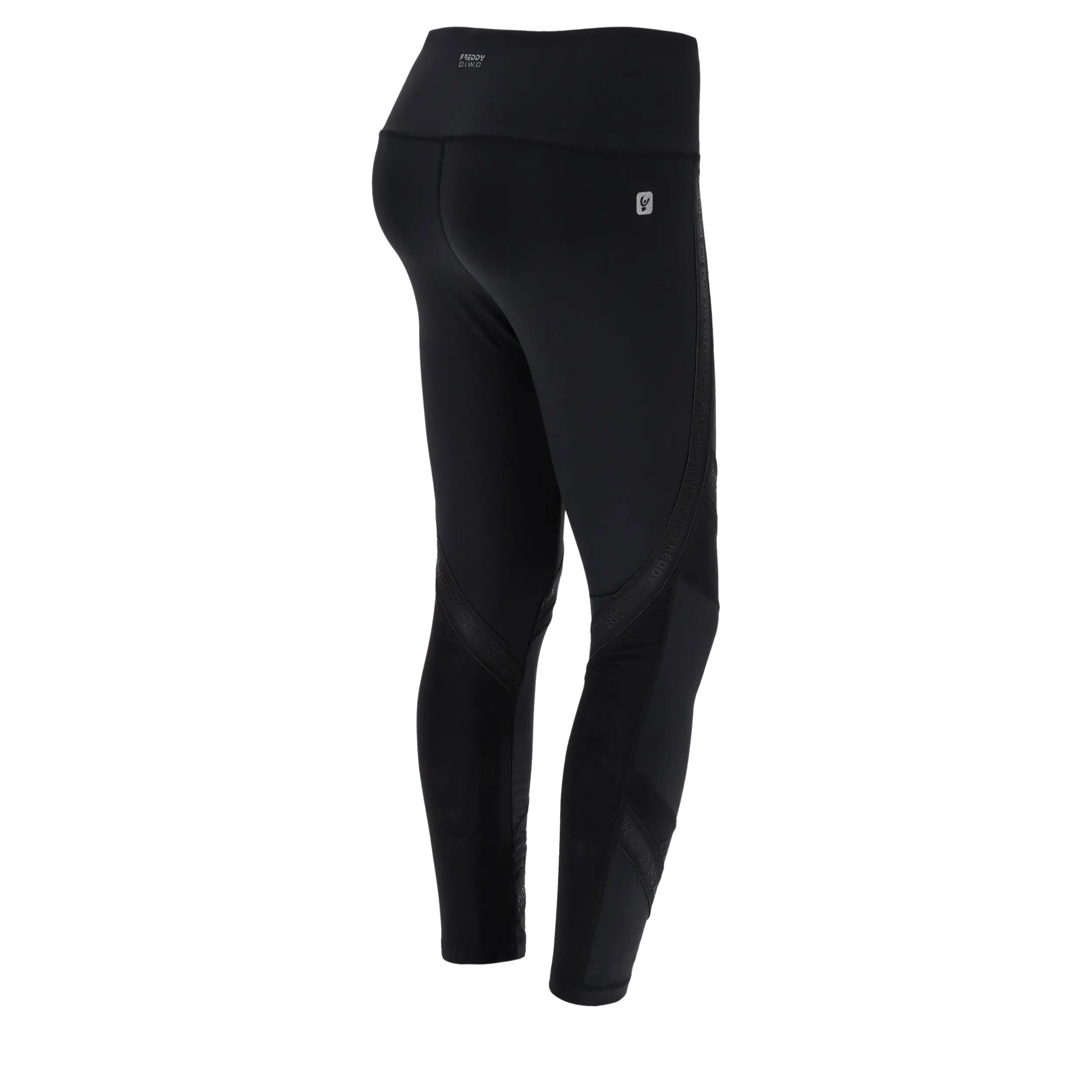 Leggings SuperFit 7/8 avec ruban griffé et inserts en maille 7/7