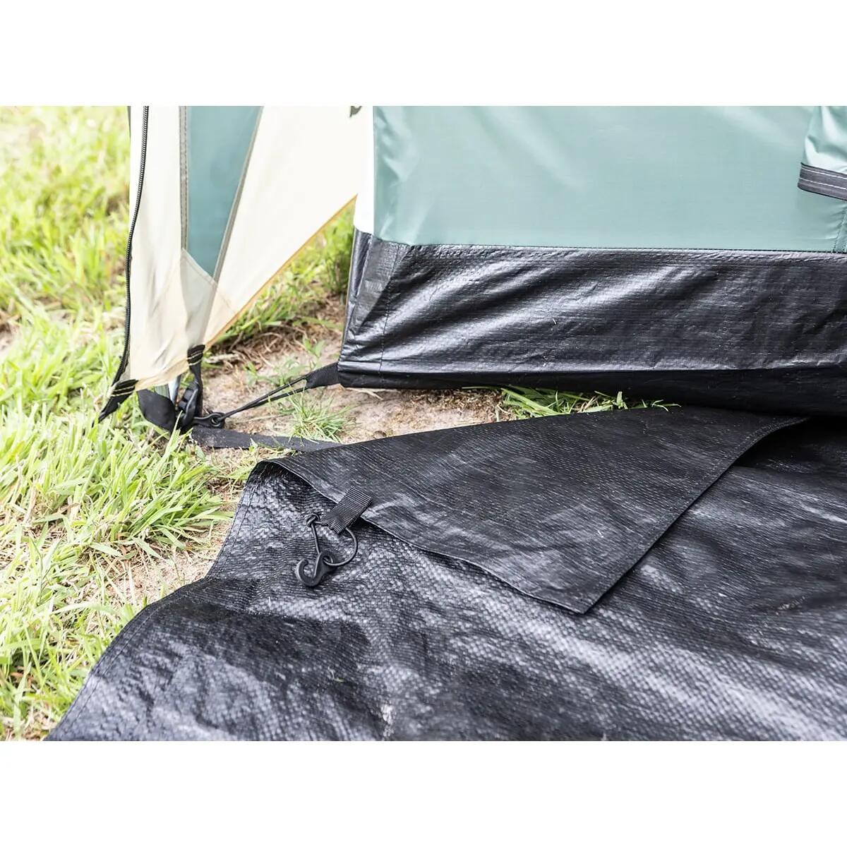 Tente de camping dôme Kalmar - 6 Personnes - 2 cabines - toit panoramique 14/17