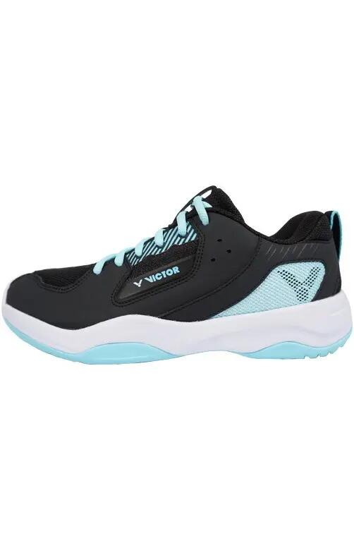 scarpe - badminton - donna - ammortizzate, stabili - A311 CM - nero/blu/turchese 5/5