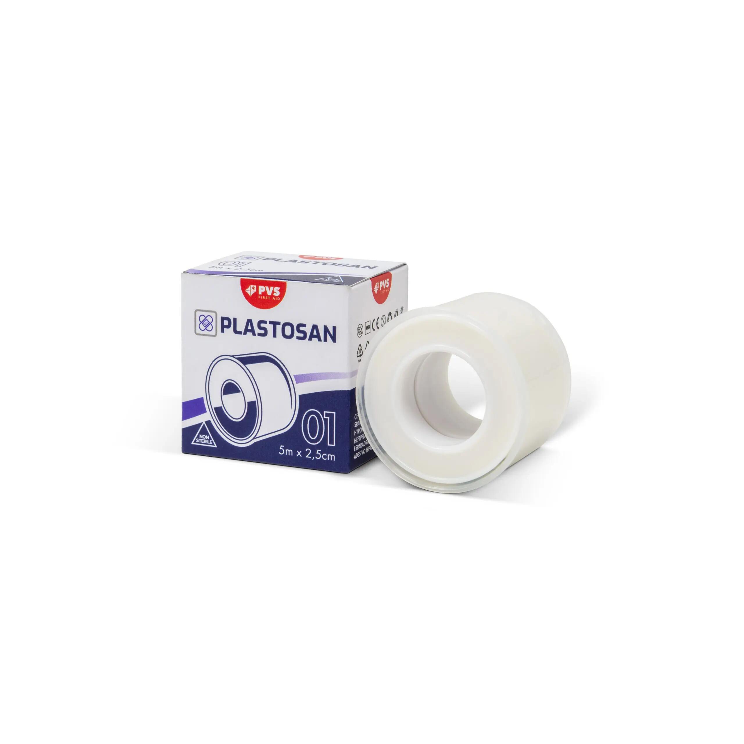 Rouleau de plâtre hypoallergénique TNT sur bobine 2/4