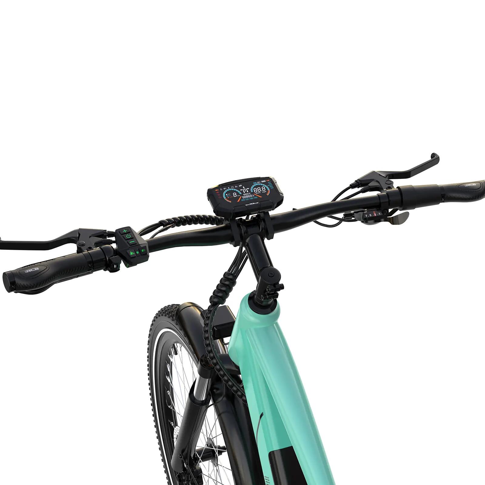 Bici elettrica trekking G5, 468Wh, sensore di coppia, autonomia 60‑120km 2/7