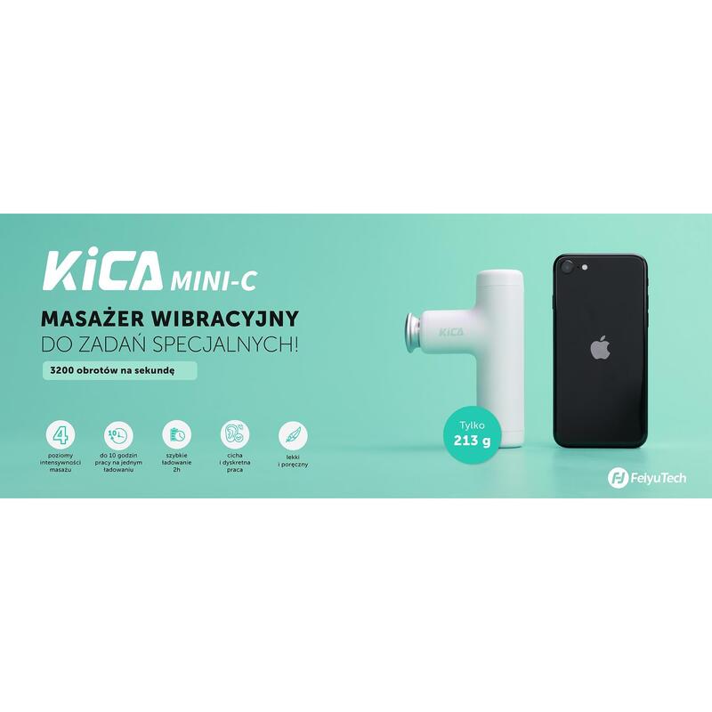 Pistolet de massage KICA MINI C Blanc Escalade Musculation KICA