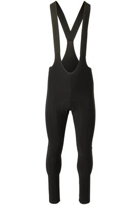 Heren fietsen bibtight comfort plus winddicht waterafstotend zwart