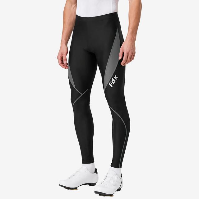 FDX Men's Viper Cycling Tights 3D Padded Thermal Trousers for Cold Weather