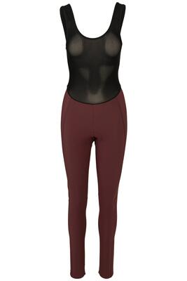 Dames fietsen bibtight warm winter essential bruin