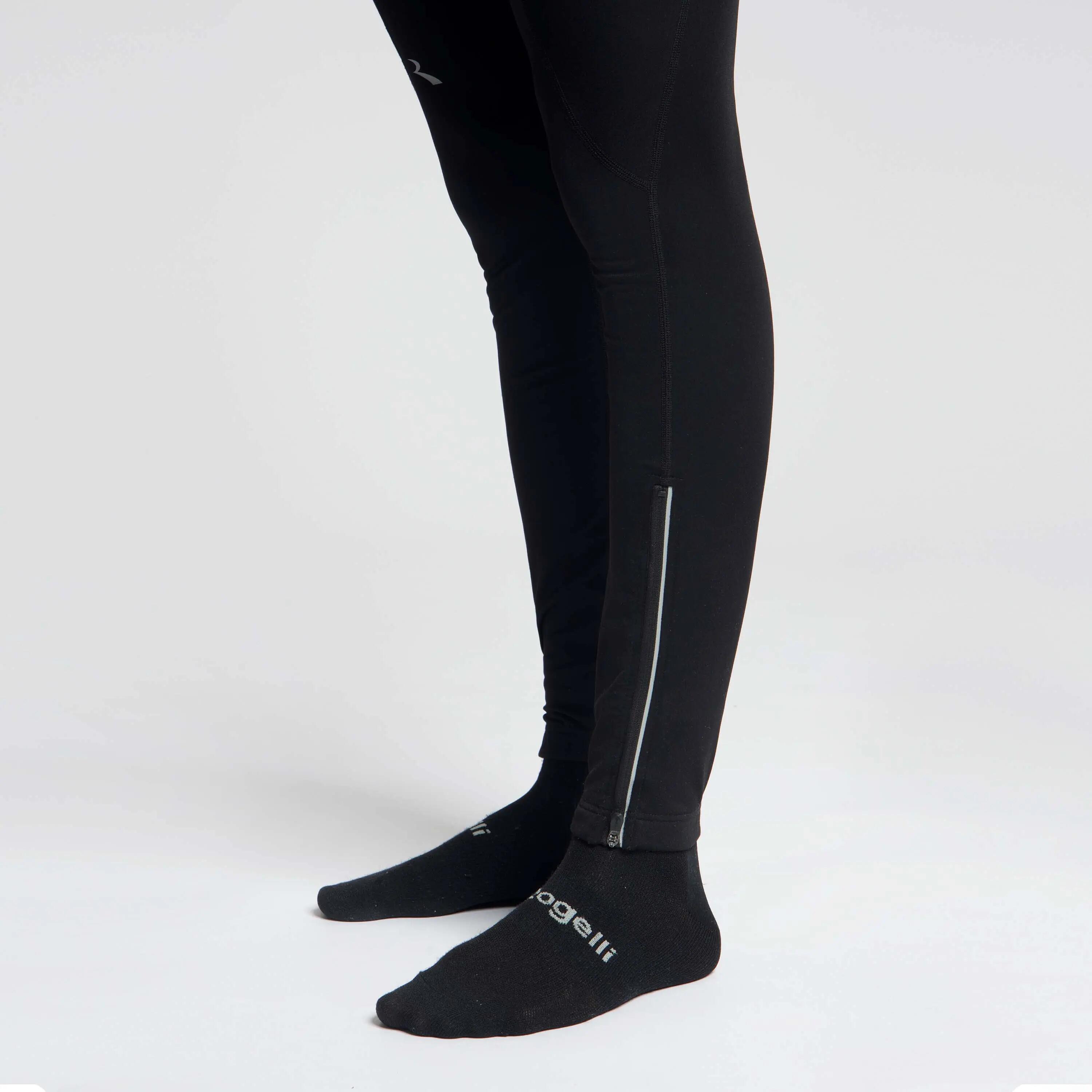 Pantaloni Lunghi Ciclismo Uomo Core Neri 7/7