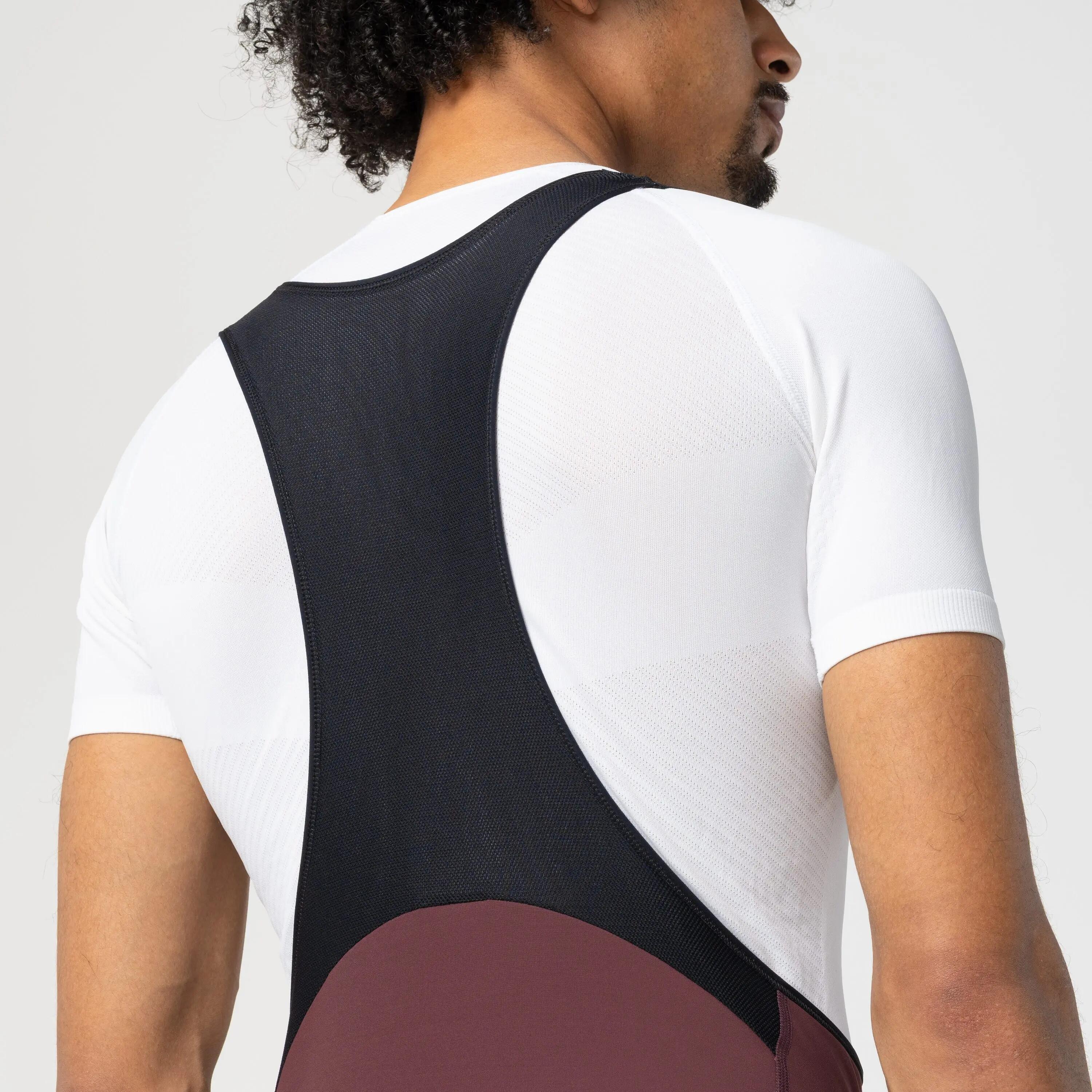 Heren wielrennen lange bibtight winter met zeem Essential 7/7