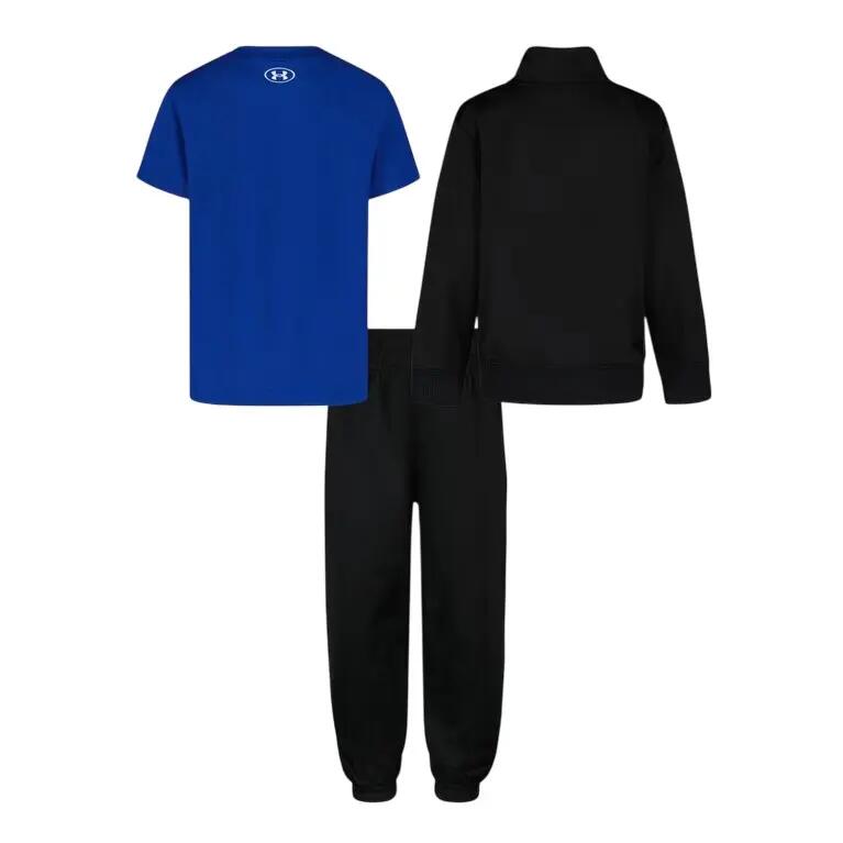 "Brawler" TrainingsanzugSet für Kinder Schwarz/Blau 2/5