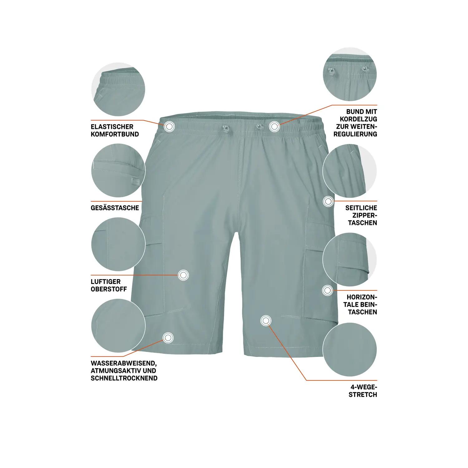 Herren Shorts KOS 184 MN SHRTS 5/6