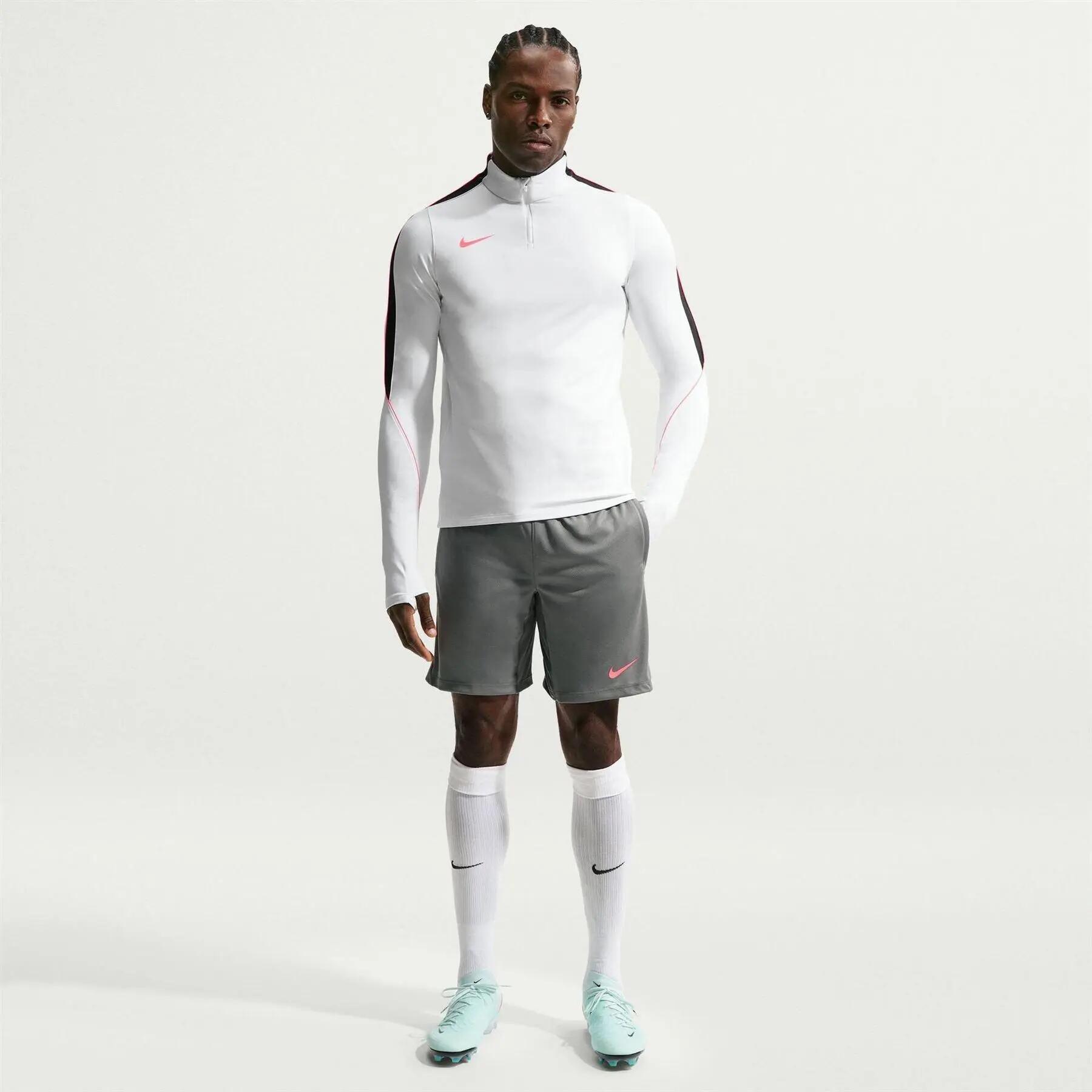 Pantaloncini Da Calcio Uomo Nike Strike Grigio 3/4