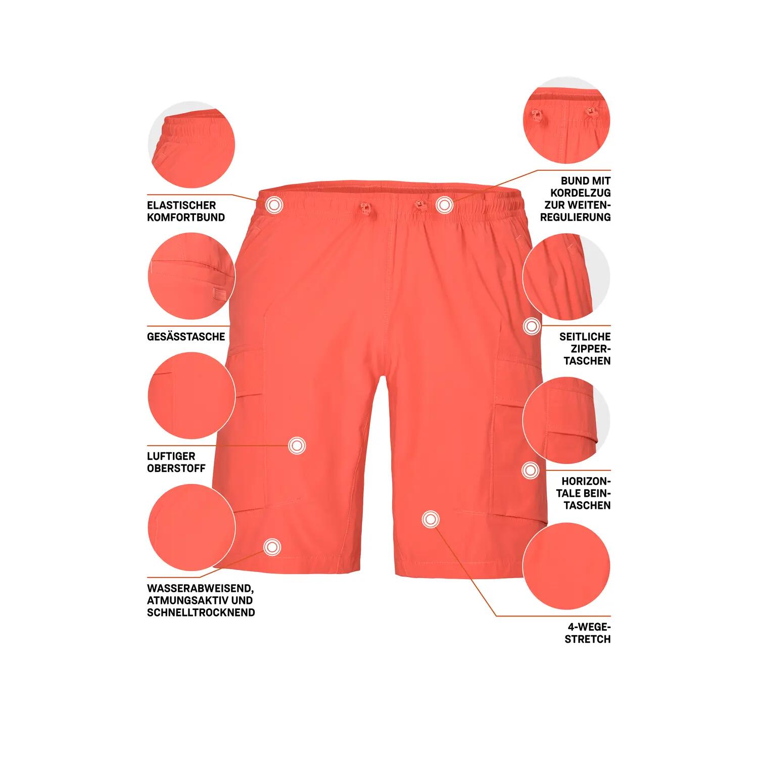 Herren Shorts KOS 184 MN SHRTS 5/6