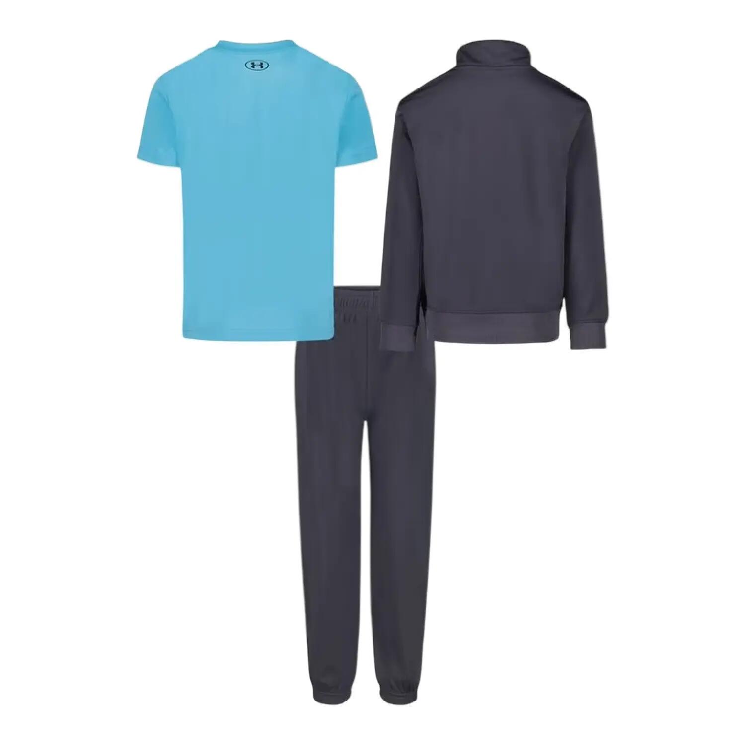 "Brawler" TrainingsanzugSet für Kinder Grau/Blau 2/5