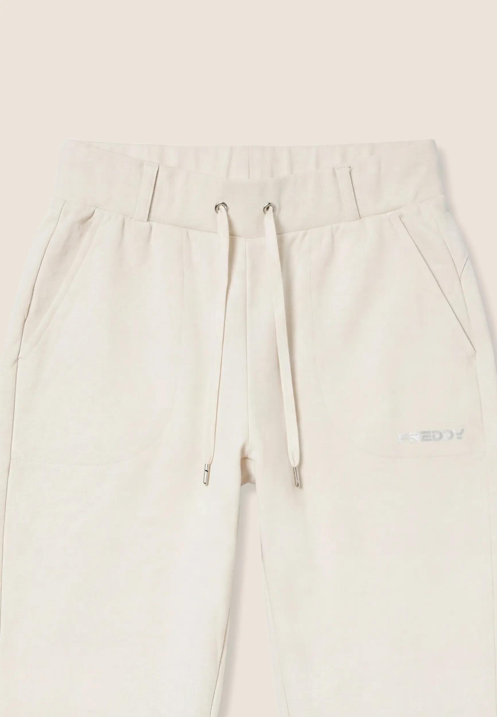 Joggers de mujer con bolsillos de plastrón y puño en el bajo 3/3