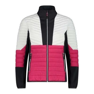 Jas bergwandelen dames hybrid jacket - roze