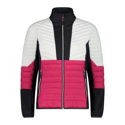 Jas bergwandelen Dames Hybrid Jacket - roze