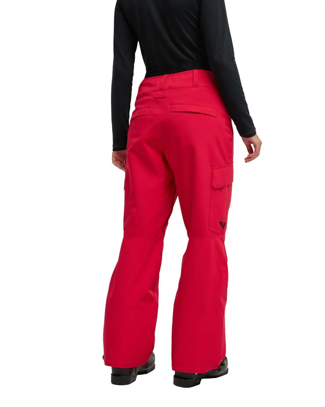 Pantalón técnico de snow 20K PASSIVE TRACKS Rojo Mujer 2/4