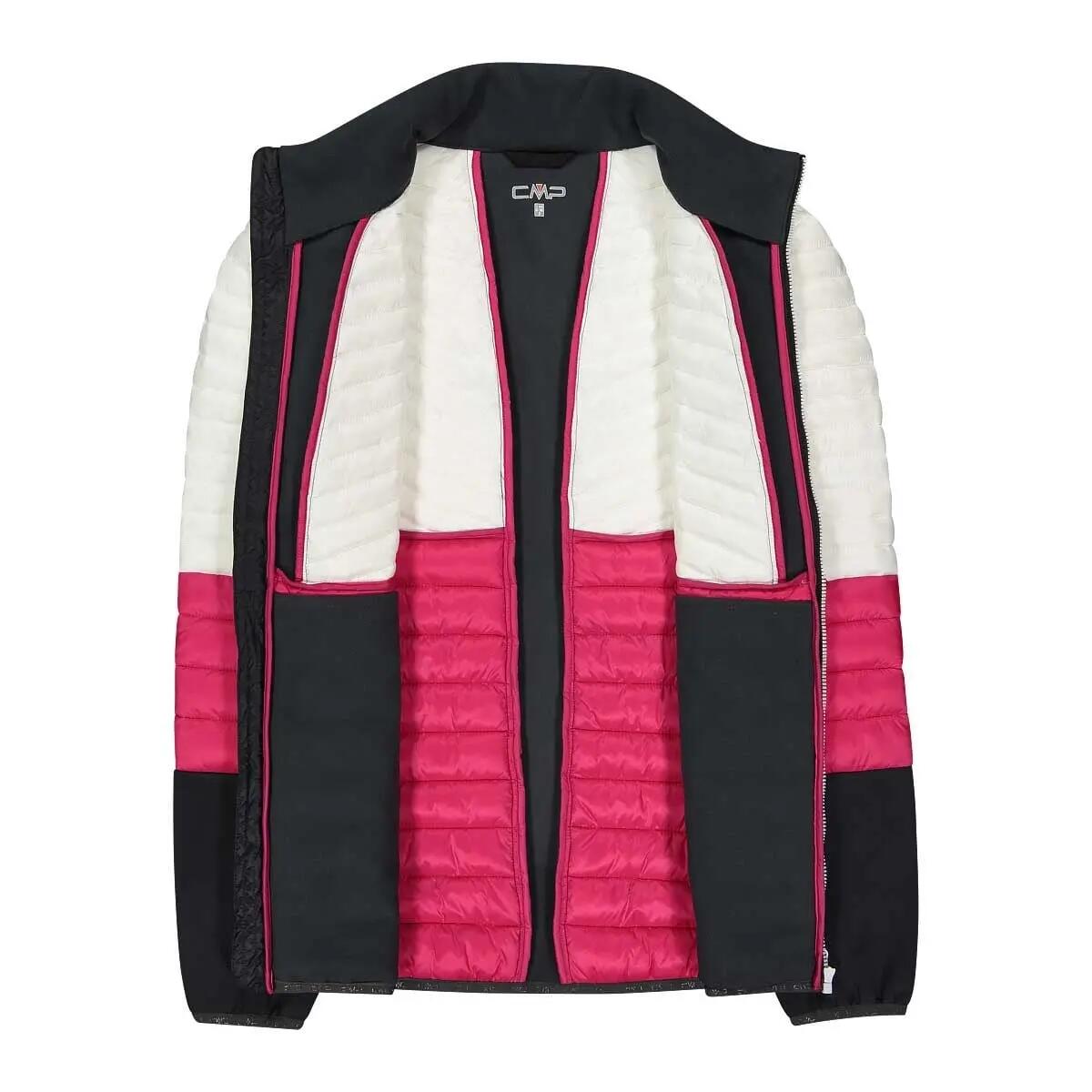 Jas bergwandelen Dames Hybrid Jacket - roze 4/4