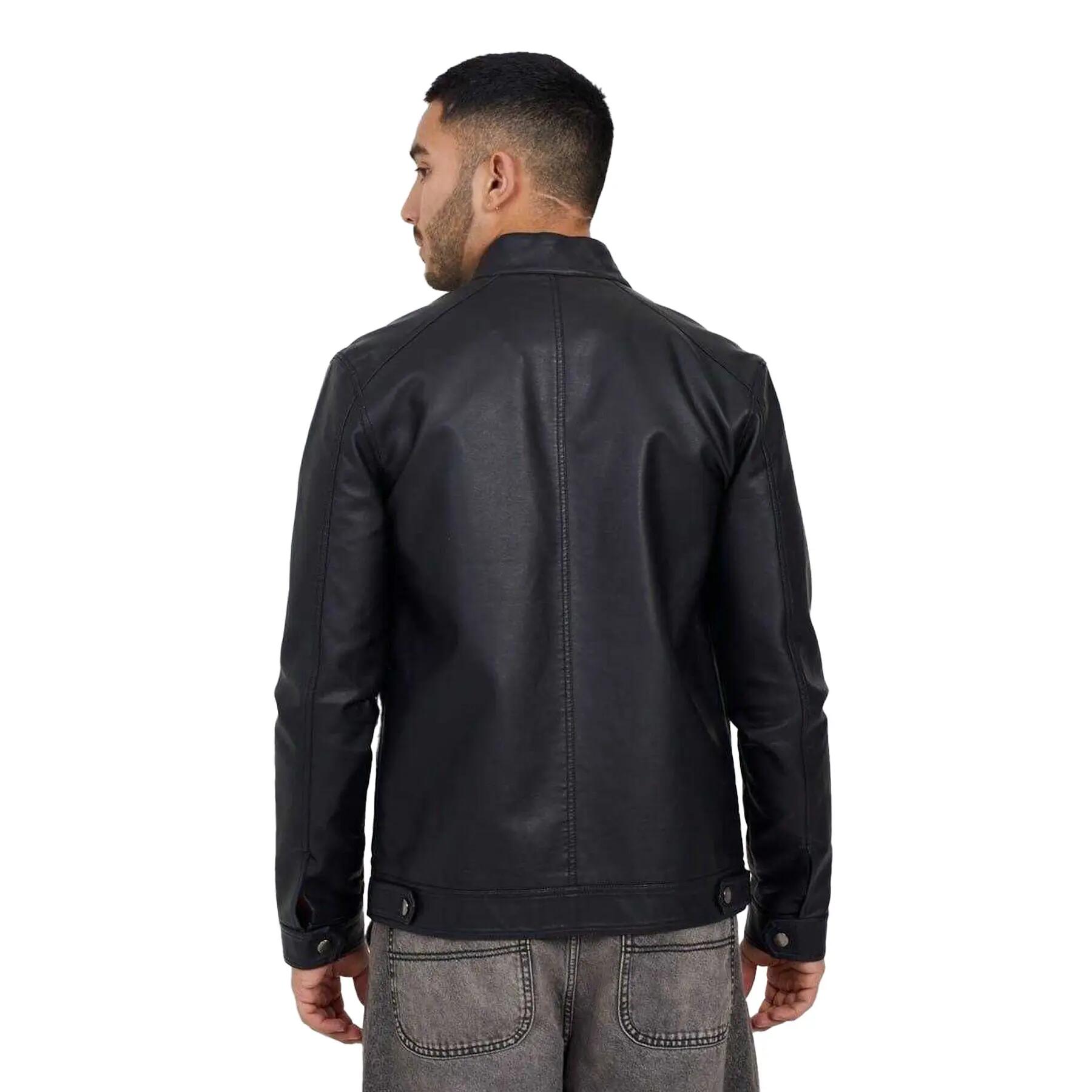 Giacca Materiale Sintetico Uomo Brave Soul Nero 3/5