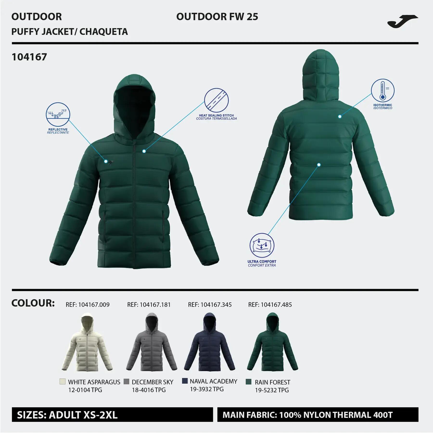 Piumino con cappuccio Joma Explorer 7/7