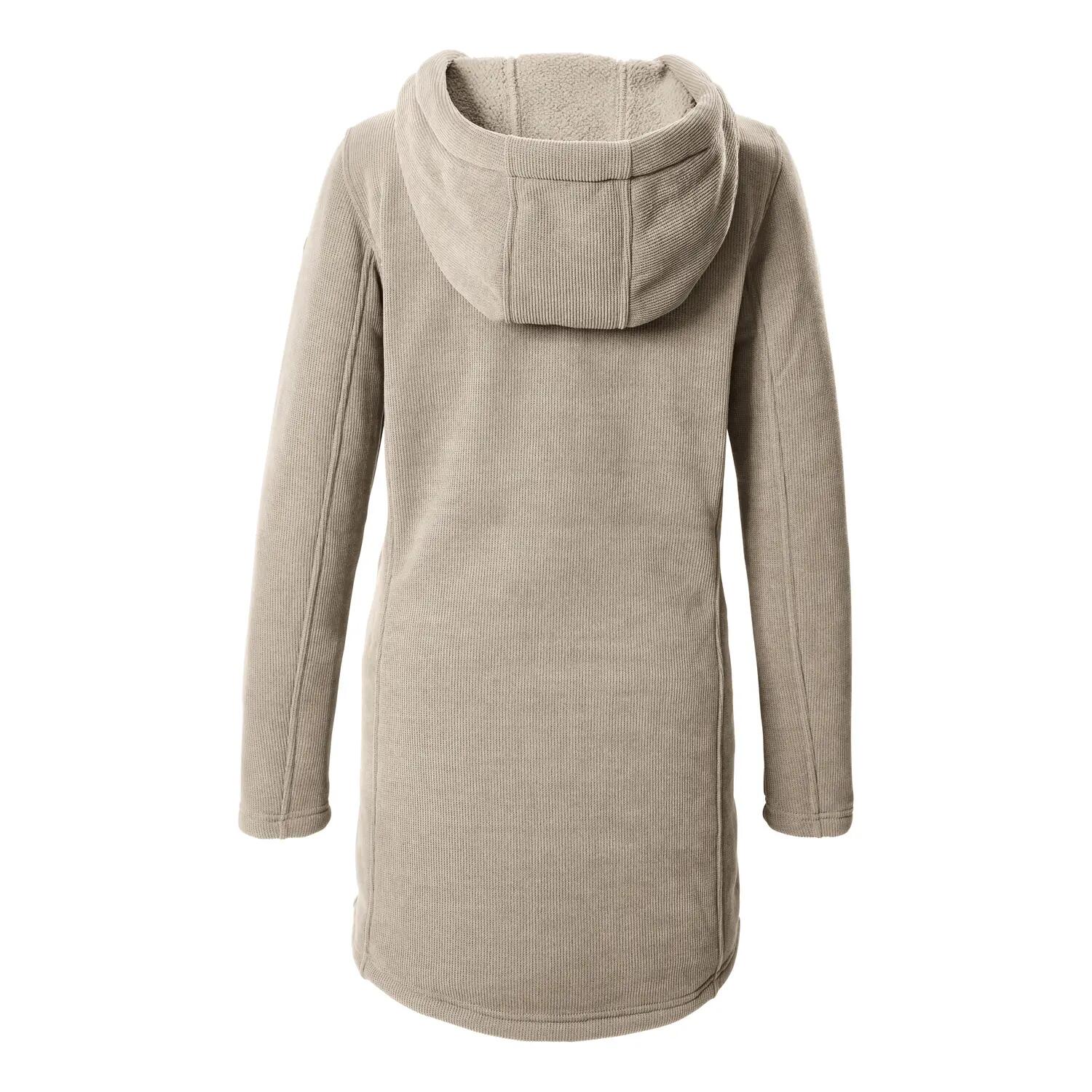Damen Strickfleeceparka Strickfleeceparka mit Kapuze 2/2