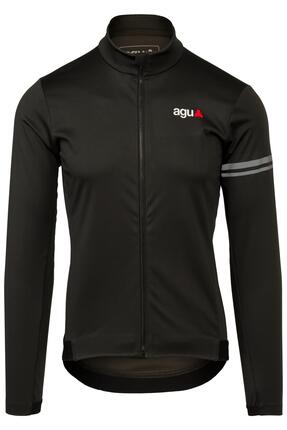 Herren Radsport Winterjacke Performance wasserabweisend schwarz