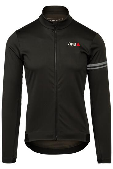 Herren Radsport Winterjacke Performance wasserabweisend schwarz