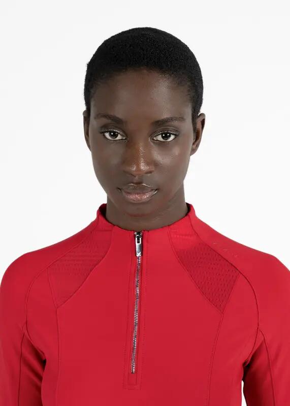 Camiseta Base Manga Larga Mujer Equitación Maximilian Frame Granadina 5/7