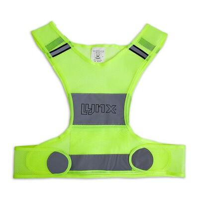 Unisex geel reflectie vest - maat s voor veilige training