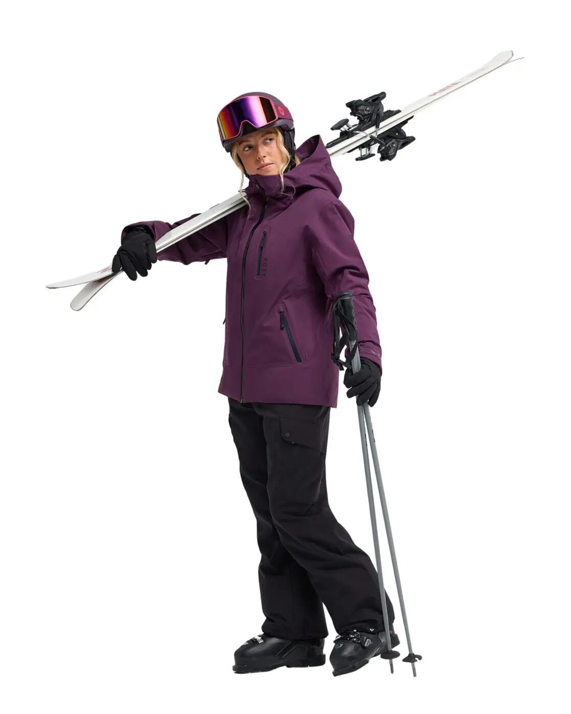 Chaqueta técnica de snow 20K ICE HAVEN Morado Mujer 4/4