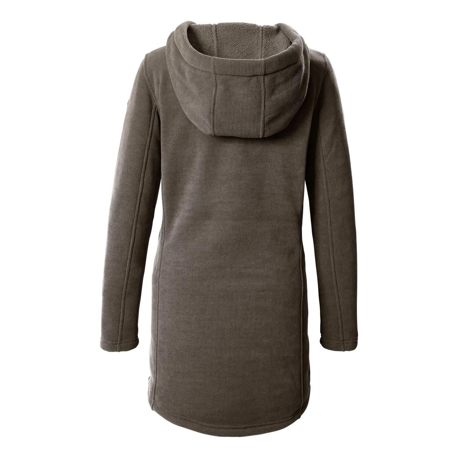 Damen Strickfleeceparka Strickfleeceparka mit Kapuze 2/2
