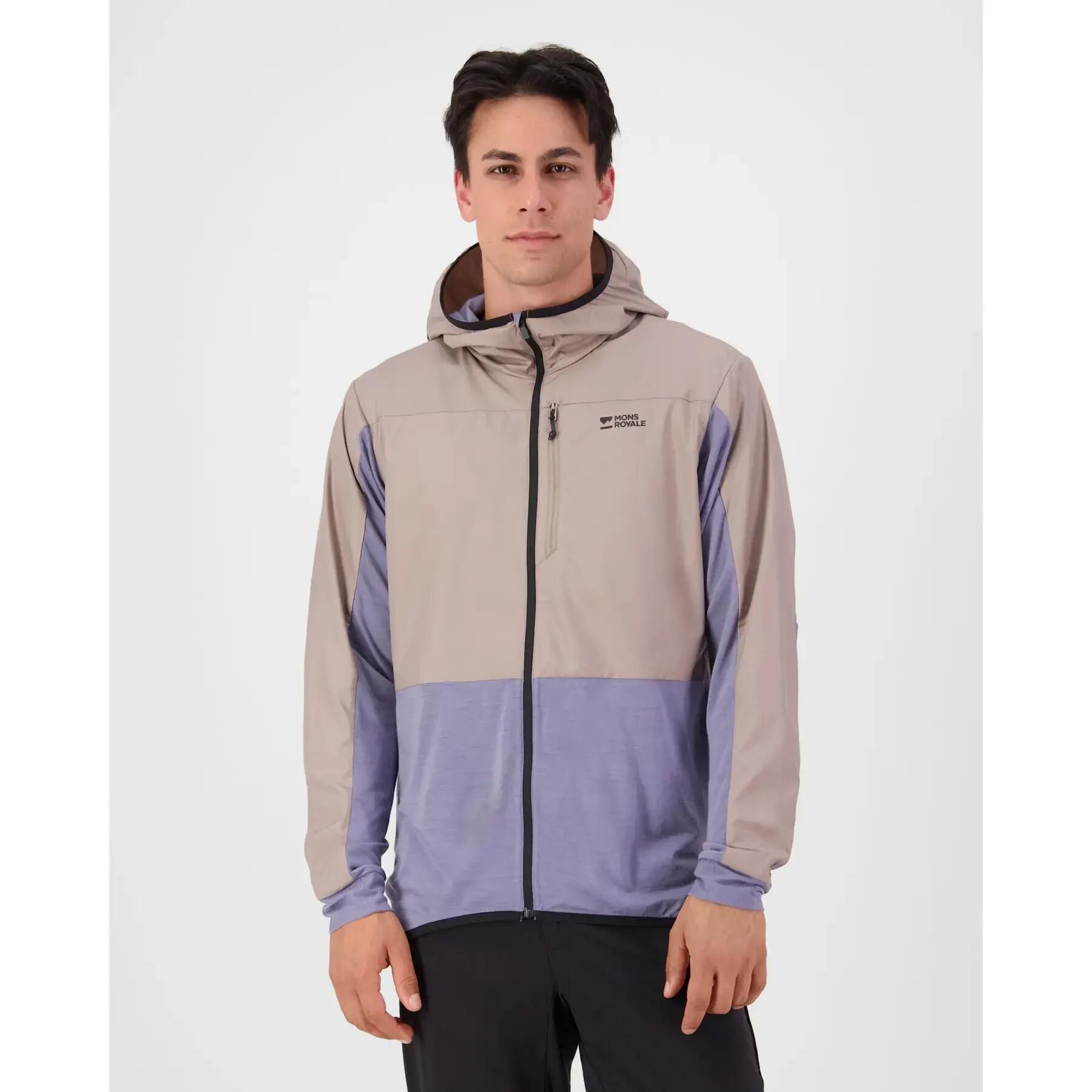 Veste à capuche Mons Royale Diversion Merino 2/3