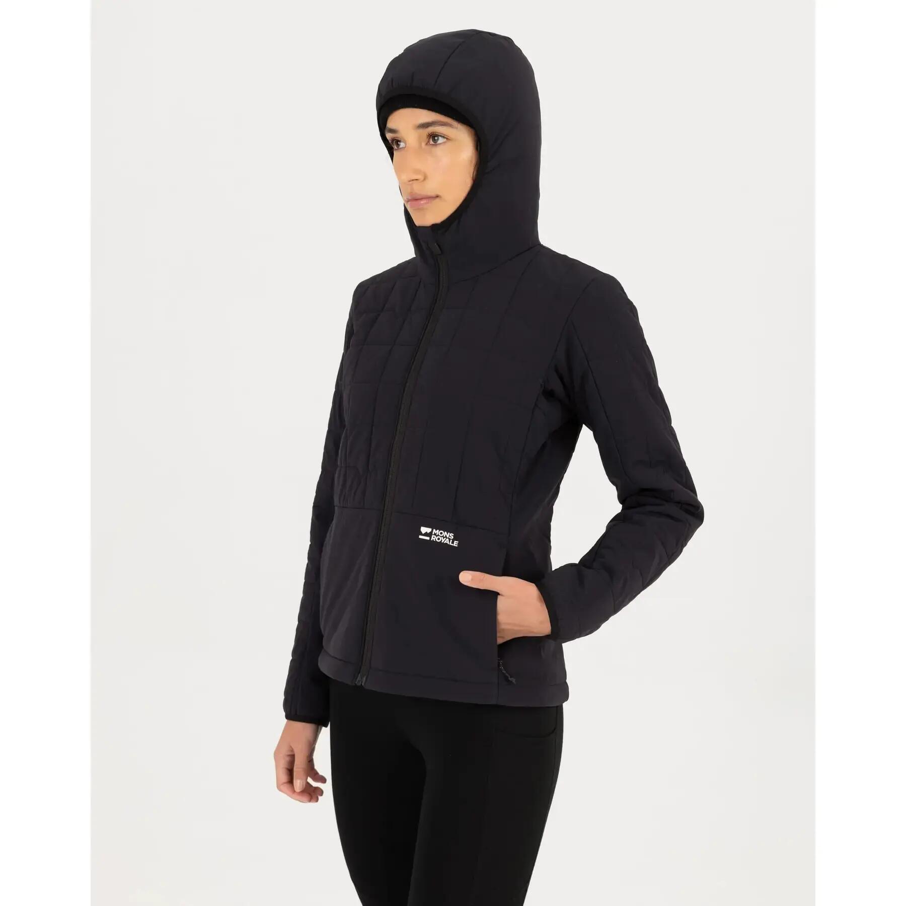 Veste à capuche femme Mons Royale Canyon Merino 6/6
