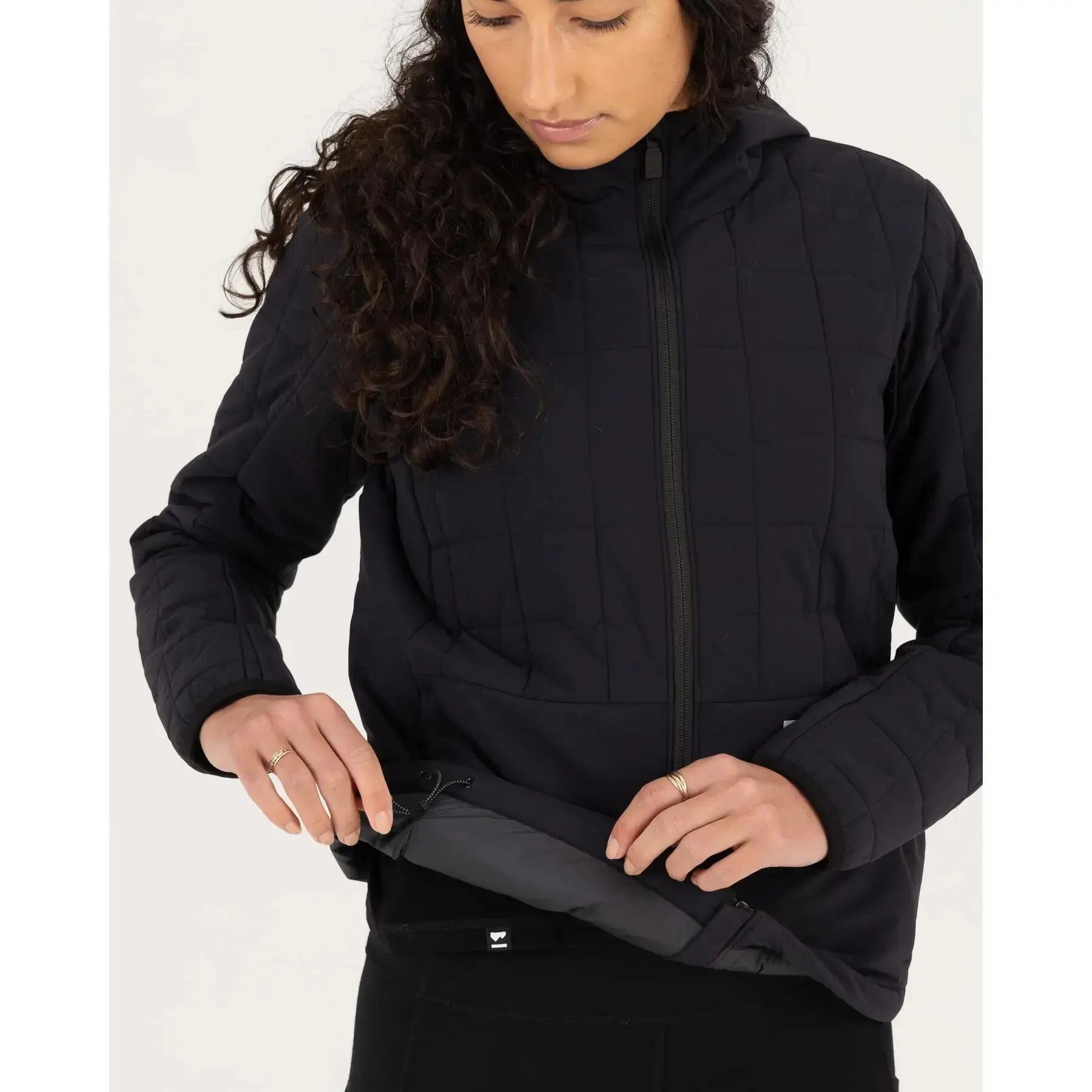 Veste à capuche femme Mons Royale Canyon Merino 5/6